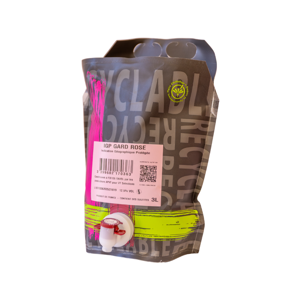 IGP Gard Rosé - BIB 3 litres