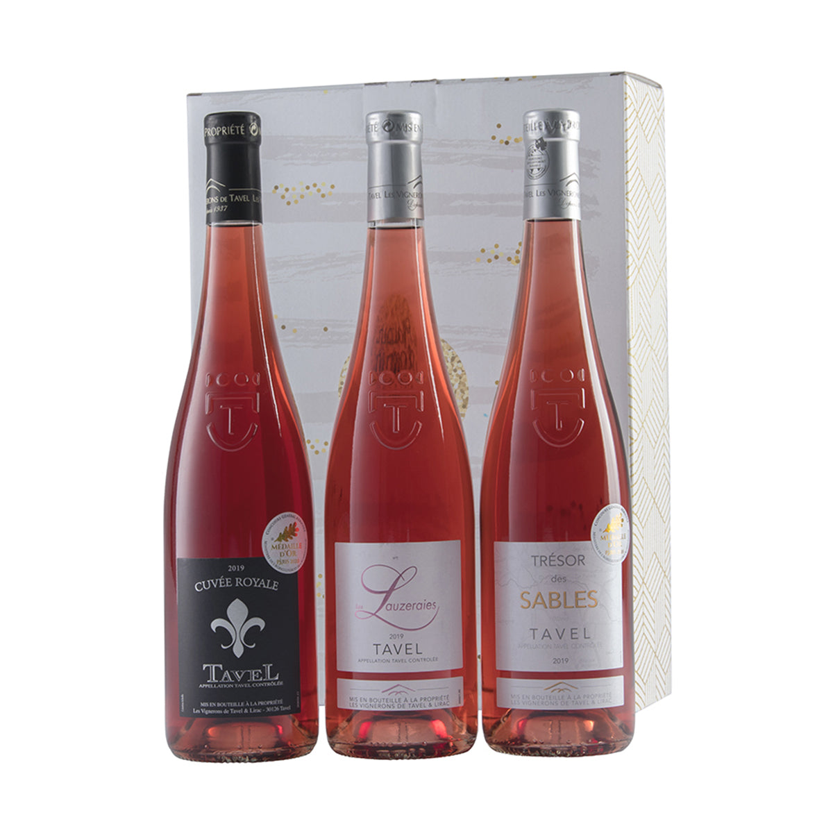 Coffret Cadeau Tavel 3 terroirs– Cave des Vignerons de Tavel & Lirac