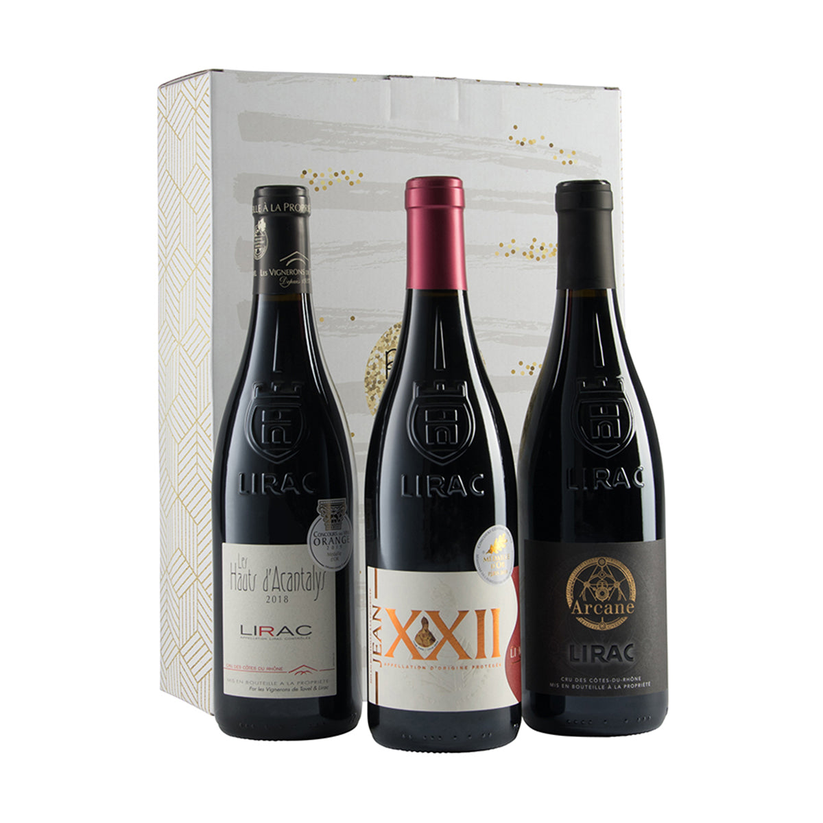 Coffret Cadeau Lirac rouge